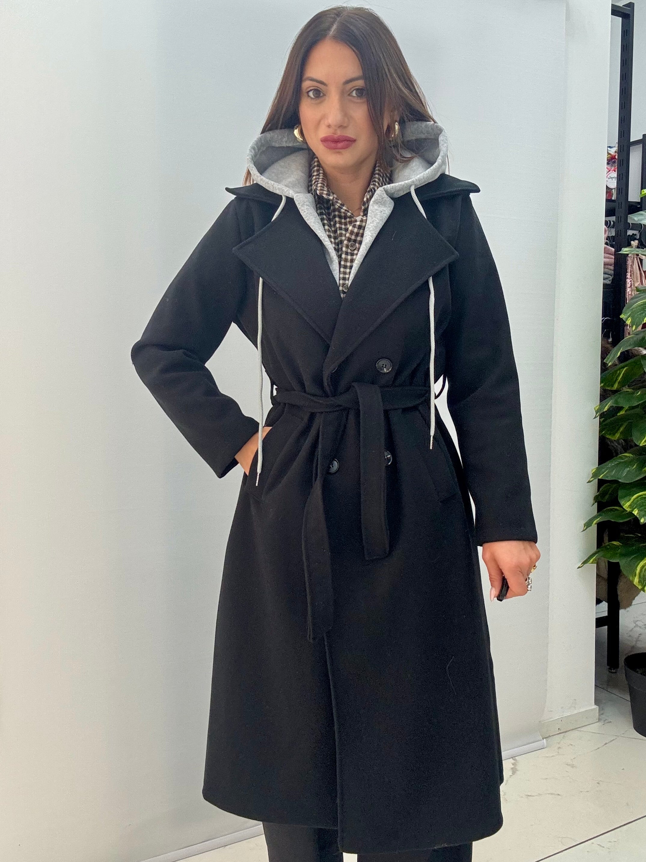 Cappotto Sporty Nero